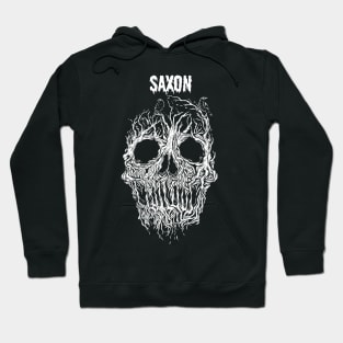 Rocking Out with Saxon Style Hoodie